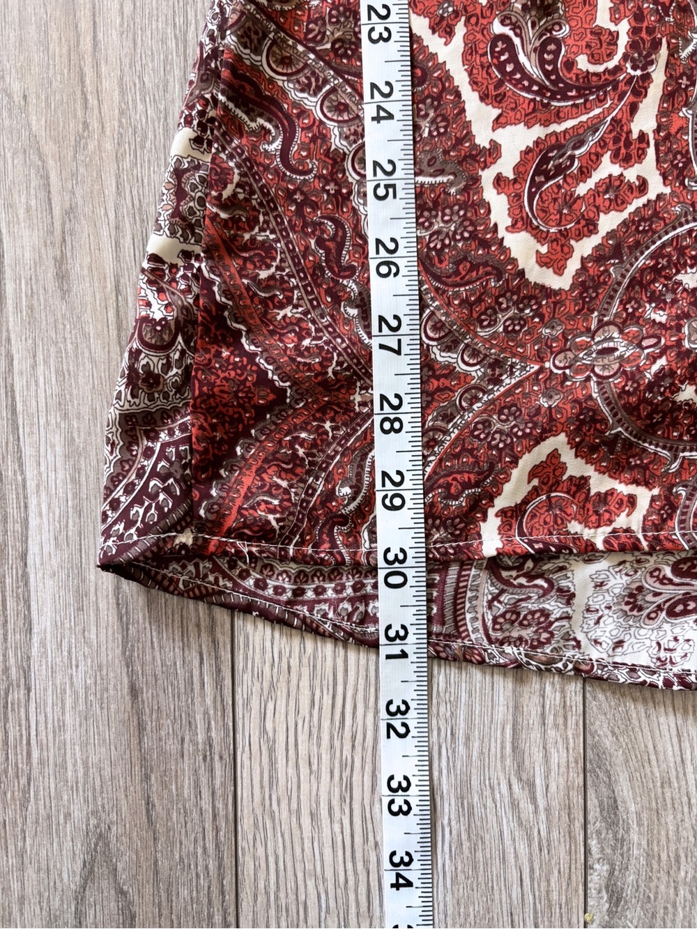 Nasty Gal Burgundy Paisley Tie Front Romper Western Boho Festival Womens Size 10 - Picture 13 of 16